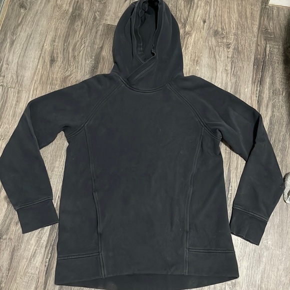 lululemon athletica Tops - Lululemon Black Fleece Please Pullover Hoodie